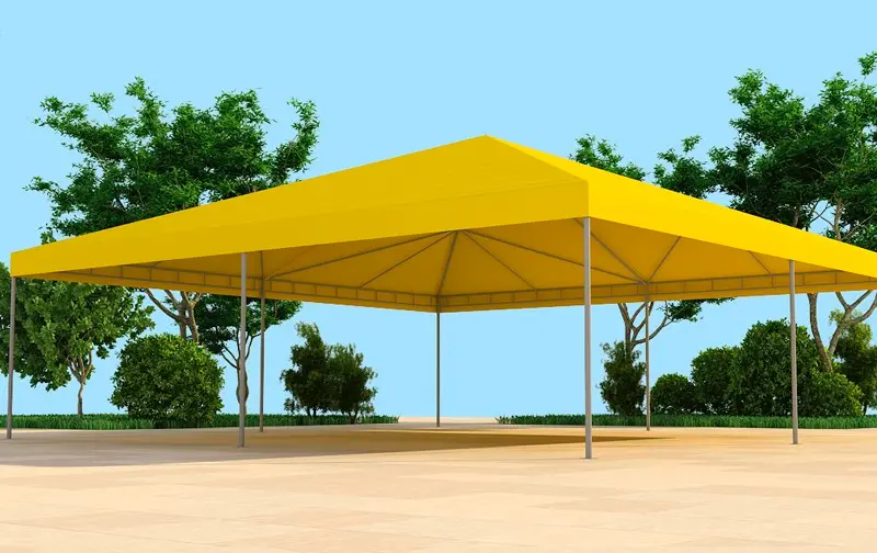 Modelo 3D da Tenda Piramidal no tamanho 12x12
