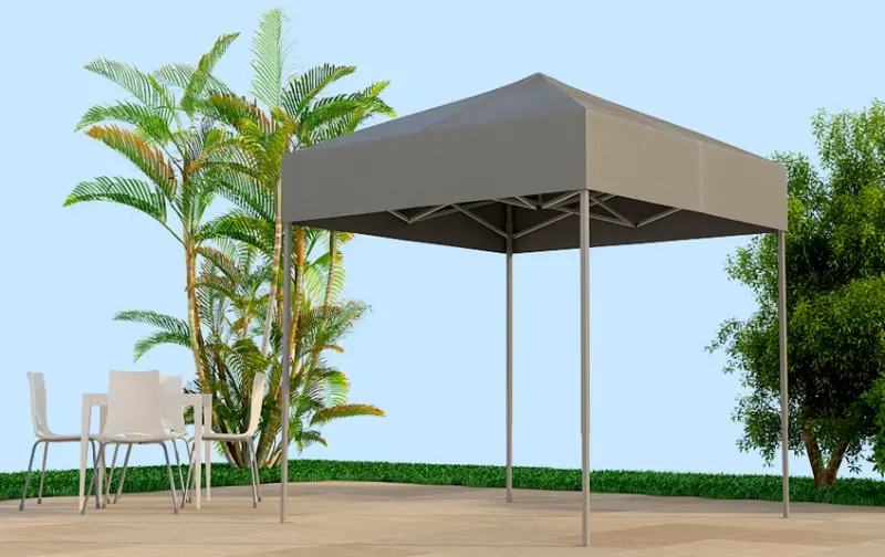 Modelo 3D da Tenda Sanfonada no tamanho 2x2