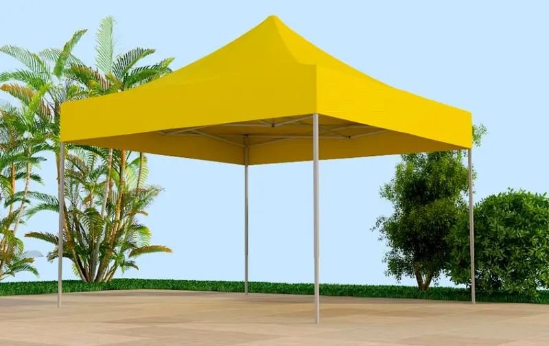 Modelo 3D da Tenda Sanfonada no tamanho 3x3